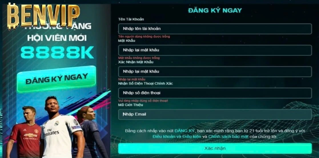 Đăng ký, áp mã khuyến mãi với mục đích tham gia đặt cược không giới hạn